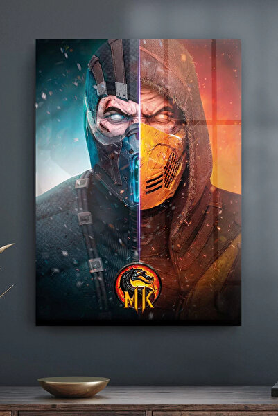 Decovetro Poster sticla Mortal Kombat Subzero Vs Scorpion
