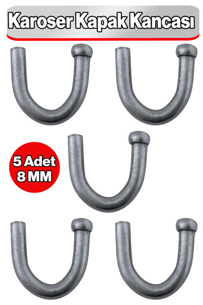 Badem10 Karoser Kapak Kancası 5 Adet 8MM Otomobil Kamyonet Römork Kapak Sabit...