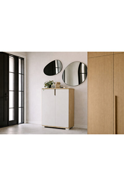 VM VERTEX MOBİLYA Venedik 4 Bölmeli Ayakkabılık Çok Amaçlı Dolap Mutfak Banyo...