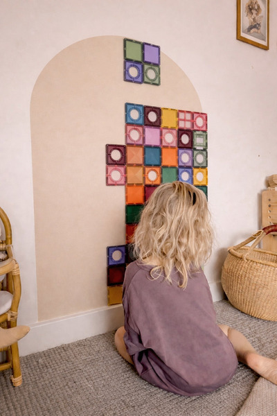 eraypaper Mat Bej - Stickerlı Pano Çocuklar İçin Manyetik Oyuncak & Montessor...