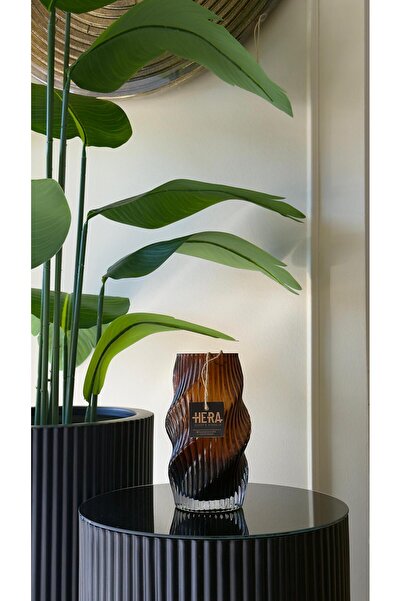 HERA DEKOR Imported Glass Vase 23cm