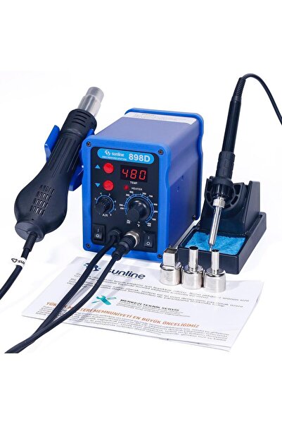 SUNLINE 898D Sıcak Hava Üflemeli Havya İstasyonu