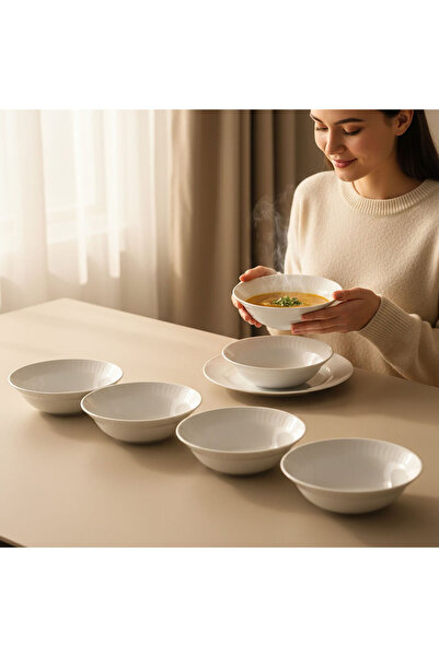 Güral Porselen Sembol 6 Parça 15 cm Çorba Kasesi