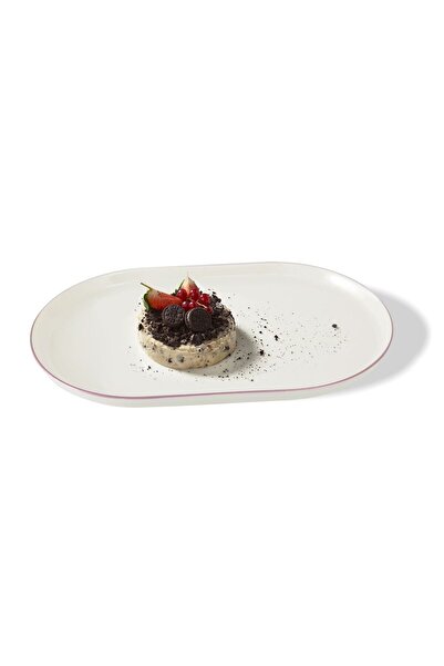 Güral Porselen Bilbao 2 Parça 30x16 Cm Kayık Tabak Cooper Bakır