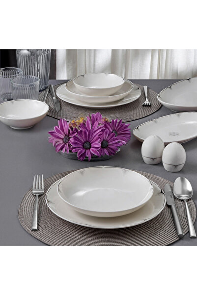 Güral Porselen Camelia 54 Parça 12 Kişilik Yemek Takımı 67101