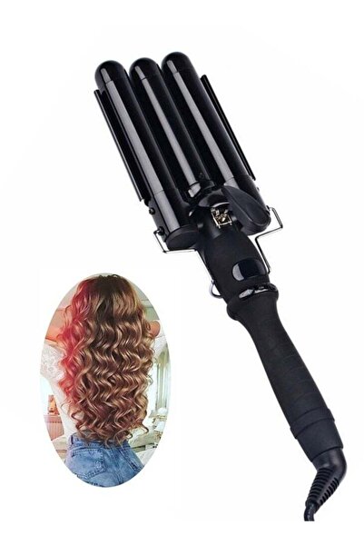 Arabest أداة تجعيد الشعر الثلاثية باللون الأسود الكلاسيكي - متينة ومصممة لتوف...