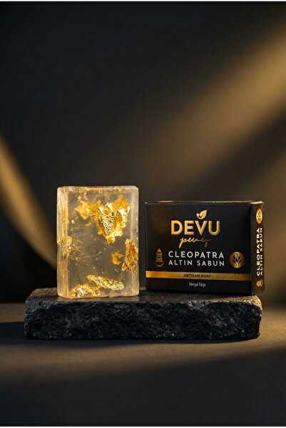 DEVU Cleopatra Gold Soap Golden Touch 24 Carat, with Stem Cells, Handmade, An...