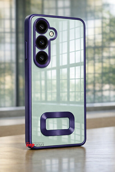 Ceponya غطاء حماية فاخر من السيليكون لهاتف Galaxy A15 مع زوايا ملونة وواقي شف...