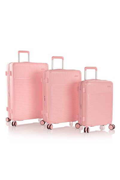 Heys Pastel 4 Rollen Kofferset 3-teilig mit Dehnfalte