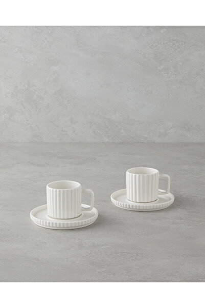 English Home Set de cești de cafea din porțelan Lunara, 4 piese, pentru 2 per...