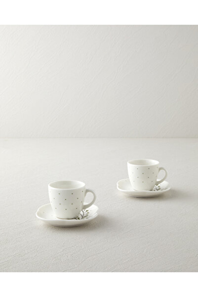 English Home Set de cești de cafea Sage Garden Bone Porțelan 4 piese pentru 2...