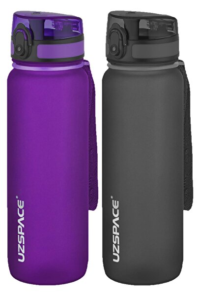 Uzspace 2-Piece Tritan Flask Set 800 ml 14 Different Color Options Fiftyfifty...