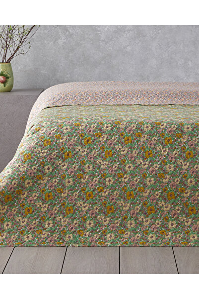 English Home Enchanted Harmony Çift Kişilik Çok Amaçlı Örtü 200x220 cm Yeşil