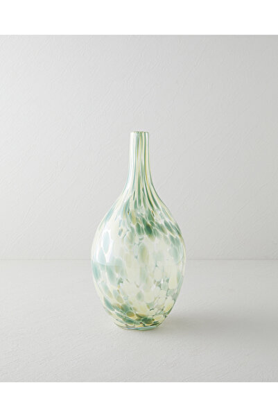 English Home Βάζο από γυαλί Renita 28 εκ. Λαδί πράσινο