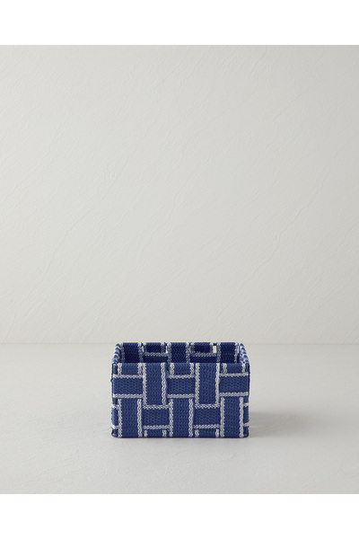 English Home Shine Sepet 14x14x7 cm Lacivert