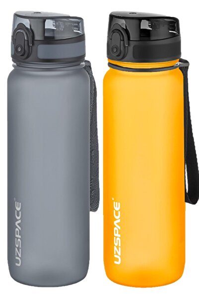 Uzspace مجموعة من قنينتين من التريتان سعة 800 مل، 14 لونًا مختلفًا، خيارات مت...