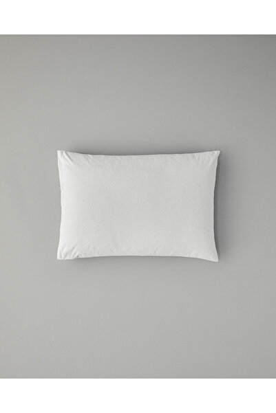 English Home Comfort Pamuklu Sıvı Geçirmez Alez Yastık Kılıfı 50x70 cm Beyaz