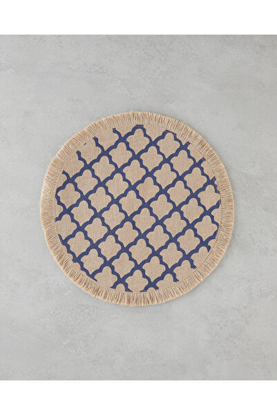 English Home Savanna Jüt 2'li Amerikan Servis 38 cm Mavi-Bej