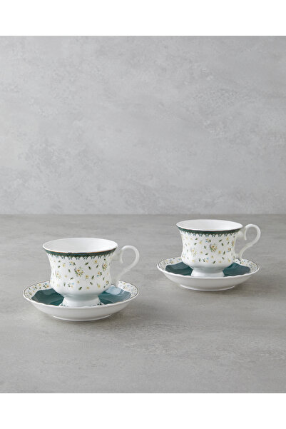 English Home Florana New Bone China 4 Parça 2 Kişilik Çay Fincanı Takımı 220 ...