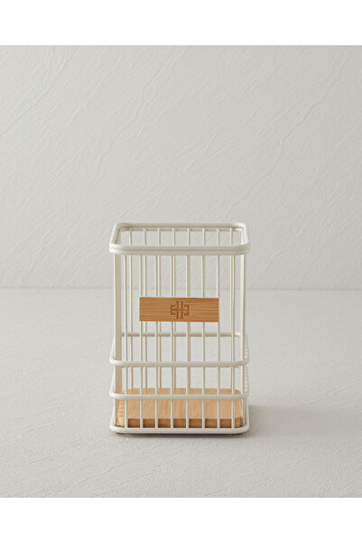 English Home Moira Metal Kaşıklık 11x11 cm Krem