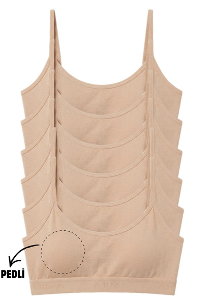 Arma Yıldız Sutien de antrenament pentru fete tinere, cu bretele din bumbac, ...