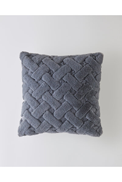 English Home Peggy Throw Pillow Cover 45X45 cm Gray