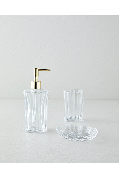 English Home Bega 3'lü Banyo Seti 14,5 cm Şeffaf