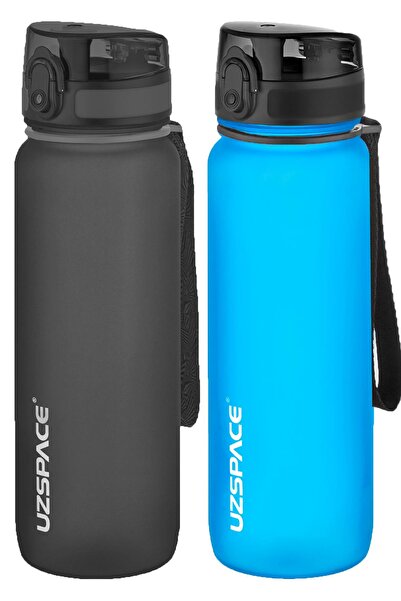 Uzspace 2-Piece Tritan Flask Set 800 ml 14 Different Color Options Fiftyfifty...