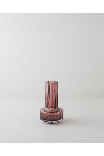 English Home Alina Cam Vazo 20 cm Mor