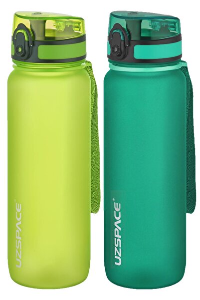 Uzspace مجموعة من قنينتين من التريتان سعة 800 مل، 14 لونًا مختلفًا، خيارات مت...