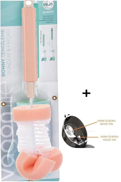 Uzspace Kapak içi Yedek Silikon Tıpa Takımı + -VE- Matara /Termos Temizleme F...