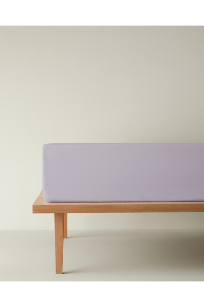 English Home Novella Premium Cotton Textured Single Fitted Sheet 100X200 cm L...