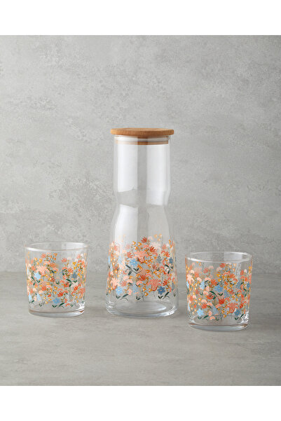 English Home Celestial Cam 3 Parça Su Takımı 1000 ml + 380 ml Renkli