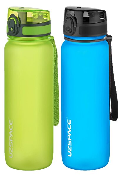 Uzspace مجموعة من قنينتين من التريتان سعة 800 مل، 14 لونًا مختلفًا، خيارات مت...