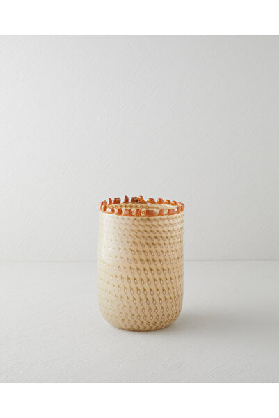 English Home مزهرية زجاجية أدورا 23 سم بني