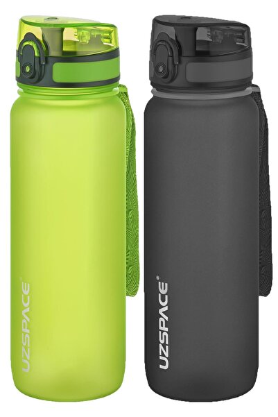 Uzspace مجموعة من قنينتين من التريتان سعة 800 مل، 14 لونًا مختلفًا، خيارات مت...