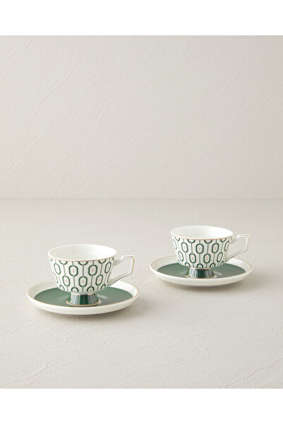 English Home Octavia New Bone China 4 Parça 2 Kişilik Kahve Fincan Takımı 90 ...
