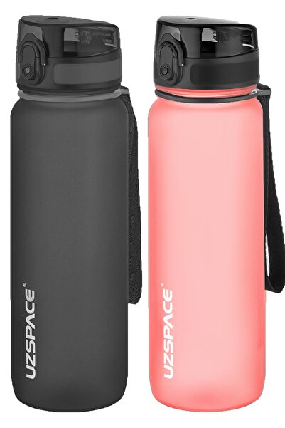 Uzspace مجموعة من قنينتين من التريتان سعة 800 مل، 14 لونًا مختلفًا، خيارات مت...