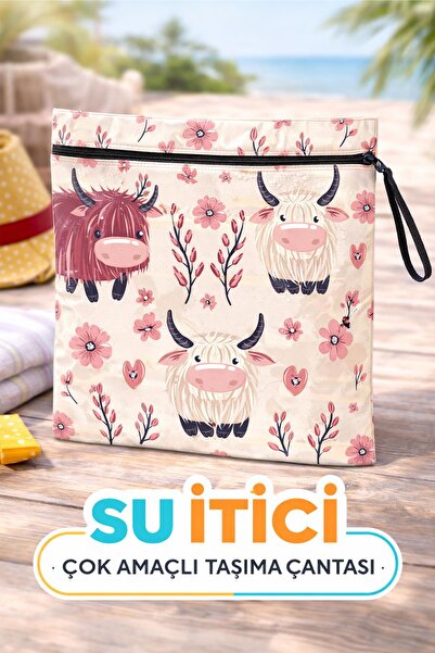 Arancione Co Buffalo Su Geçirmez Islak Mayo Çantası, Torbası 35x25 Cm