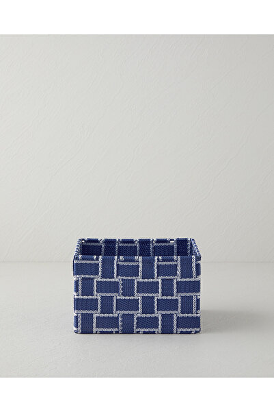 English Home Coș Shine 17x17x10 Bleumarin