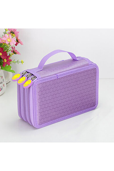 Choice حافظة أقلام رصاص أرجوانية 48 فتحة 32/48/72 فتحة لأقلام الرصاص الملونة ...