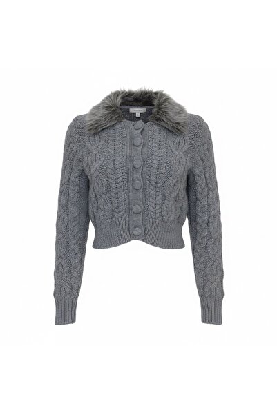 Avelisse Triko Örgü Krop Ceket