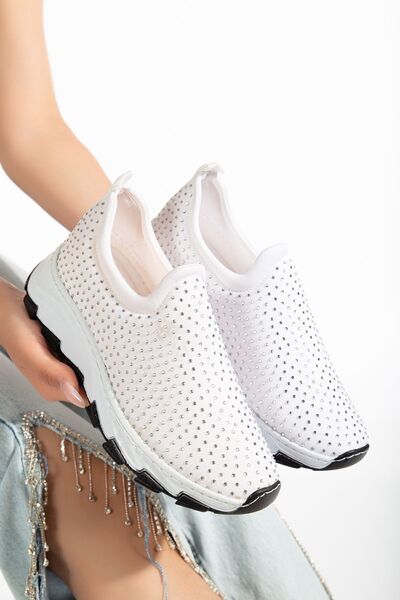 brawerlife Comfystride ženske patike - sportske čarape od crnog pletiva