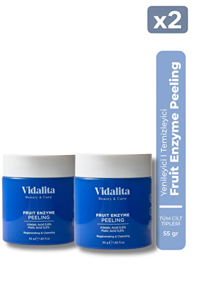 Vidalita Beauty & Care 2 Adet Nazik Yüz Temizleyici Toz – %0.6 Azelaik Asit &...