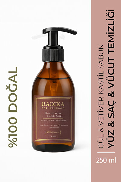 Radika Aromaterapi Doğal Kastil Sabun | Gül & Itır & Vetiver Kastil Sabunu | ...