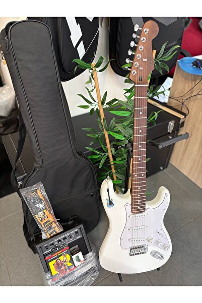 EB GUİTARS EB music Stratocaster Series elektro gitar+soft Case+aksesuar
