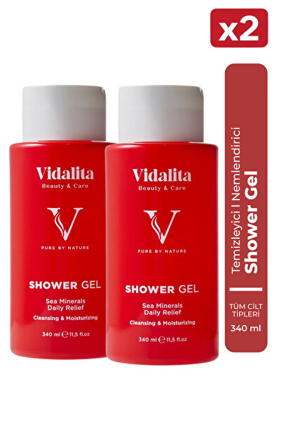 Vidalita Beauty & Care 2 Adet Sea Mineral Duş Jeli – Ferahlatıcı ve Nemlendir...