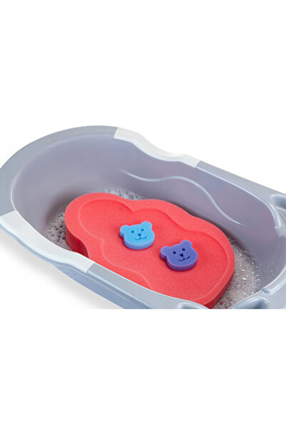 Babyjem Burete roșu pentru cadă Burete pentru baie