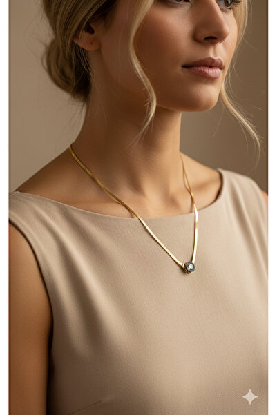 İNN JEWELLERY Çelik Serenay Kolye Kararmaz Antialerjik  Figürlü (2 Yıl İthala...