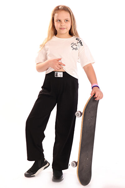 Toontoy طقم بناتي مكون من قطعتين: تي شيرت مطبوع بأكمام قصيرة وسروال رياضي بخص...